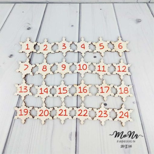 mini hópihe- advent szett 3x3cm