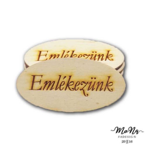 Emlékezünk-kicsi biléta 2,5x4cm