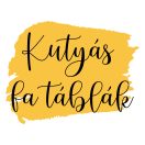 Kutyás fa táblák