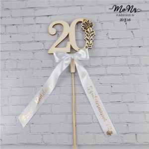 Szalagszám- "20" 37x9cm