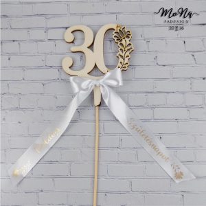 Szalagszám- "30" 37x9cm