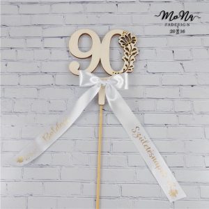 Szalagszám- "90" 37x9cm