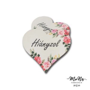 Szív-hiányzol 9x9,5cm