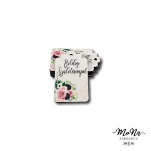 Liziantusz cikornyás biléta-Boldog Szülinapot 6,5x4cm