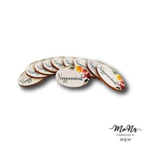 Mini ovál- nagymamának 2,5x4cm