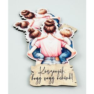 SZŐKE HAJÚ ÉDESANYA FIÁVAL ÉS LÁNYÁVAL