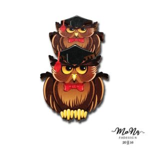 Bagoly forma 9x7,5cm