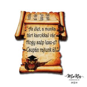 Közepes papirusz- Az élet, a munka.. 9,1x6,7cm