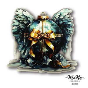 Kék fa dísz 9,5x9,1cm