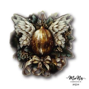 Arany fa dísz 9,3x9,4cm