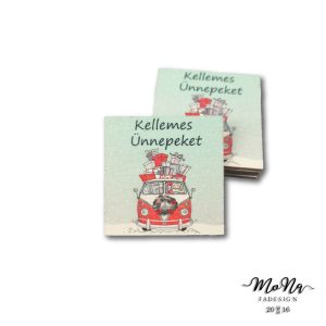 Kicsi négyzet-VW busz 5x5cm