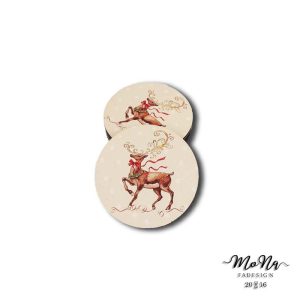 70-es kör - barna szarvas 7x7cm