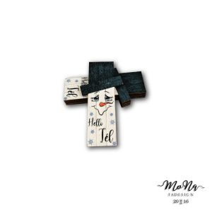 Fadeszka- Kalapos hóember 16x8,5cm