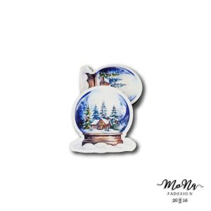 Formás hógömb  7x7cm