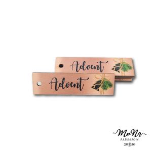 Rose gold cédula-Advent 2x7,5cm