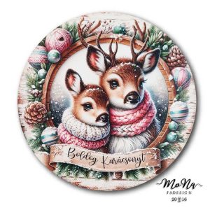 20; 30; 41,5cm-es- SZARVASPÁR-BOLDOG KARÁCSONYT 