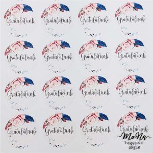 Gratulálunk- púder 24db/ A4 lap