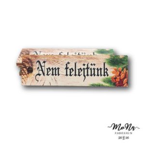 Furatolt biléta-nem felejtünk (tobozos) 2x7,5cm