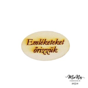 Emléketeket őrizzük-közepes biléta 3x6cm
