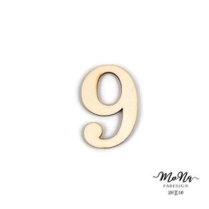 "9" normál szám 4,5x6,5cm