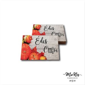 Hello Ősz-barna téglalap 5x8cm