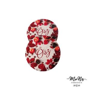 50-es kör- ősz felirattal 5x5cm