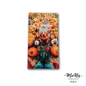 Édes Otthon felirat tökökkel 14x7,5cm