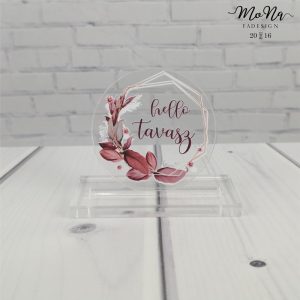 hello tavasz kör plexi 5x5cm