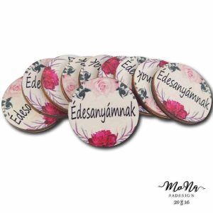 Édesanyámnak minikör virágos 3x3cm