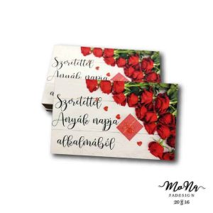 Szeretettel anyák napjára 5x8cm