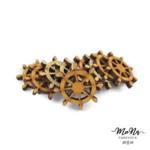 mini lézervágott horgony 4x6cm