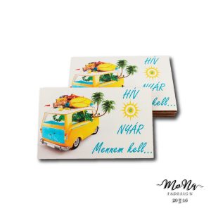 Hív a nyár...mennem kell 8x5 cm