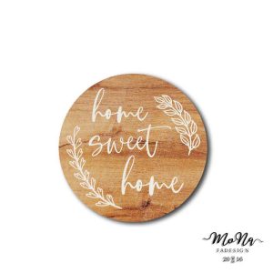 home sweet home- fahatás 9,5x9,5cm