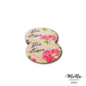 Kis ovális- Isten éltessen 4x6cm