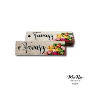 Tavasz-kis biléta 2x7,5 cm