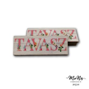 Nyújtott képkeret-virágos tavasz 3,5x10cm