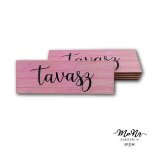 Nyújtott képkeret-rózsaszín tavasz 3,5x10cm